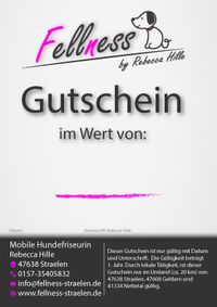 Gutschein Fellness Hundefriseur